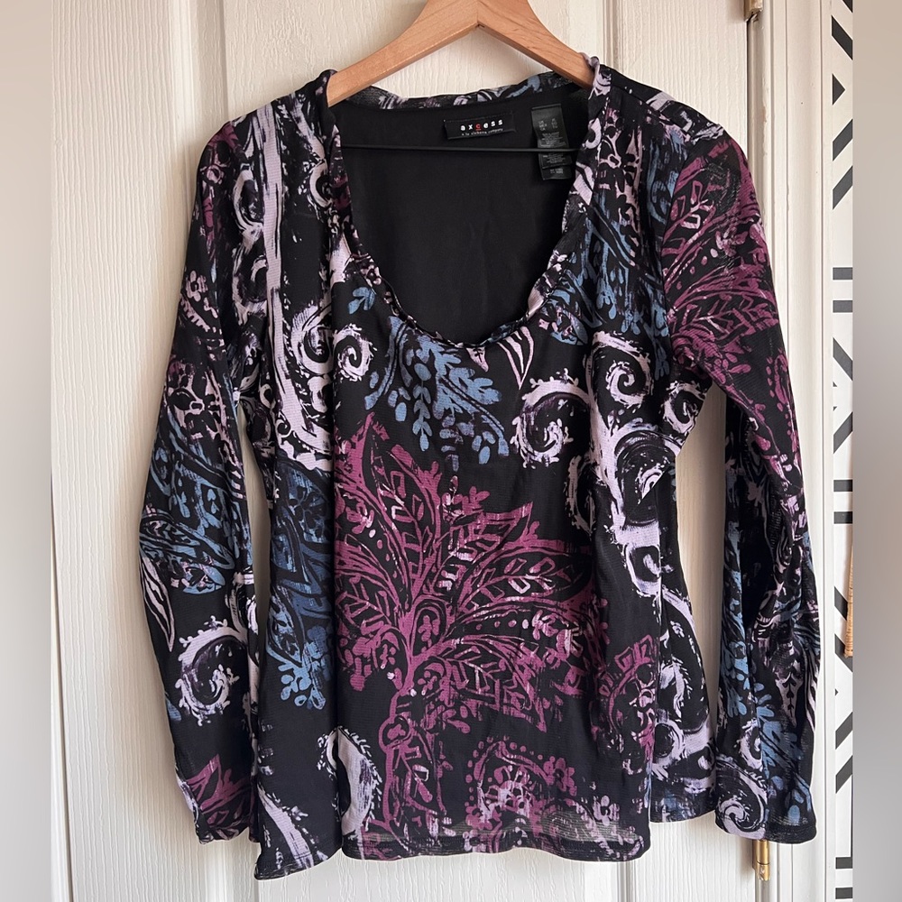 5/$25🌸 access Liz Claiborne Blouse Size L